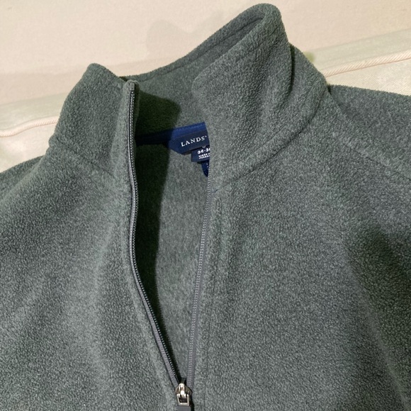 Lot of TWO Land’s End men’s small quarter zip pullover fleece. Nice condition. - Picture 6 of 8